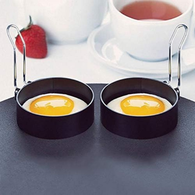 Molde de anillo de huevo, sart - Mini Pancake Griddle reseña y precio
