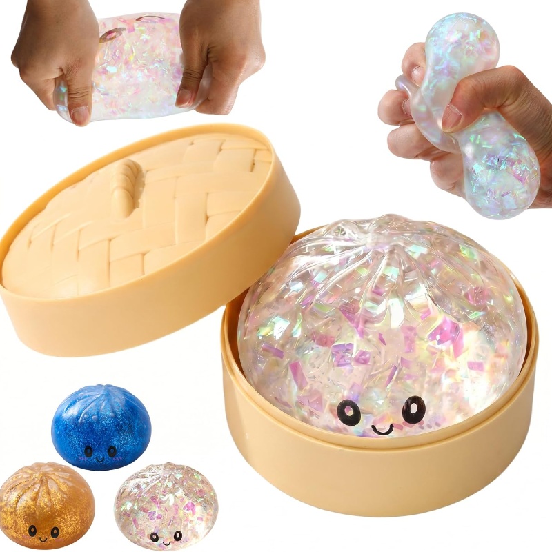Juguete Antiestrés Glitter Bao - Bao Steamer Bamboo reseña y precio