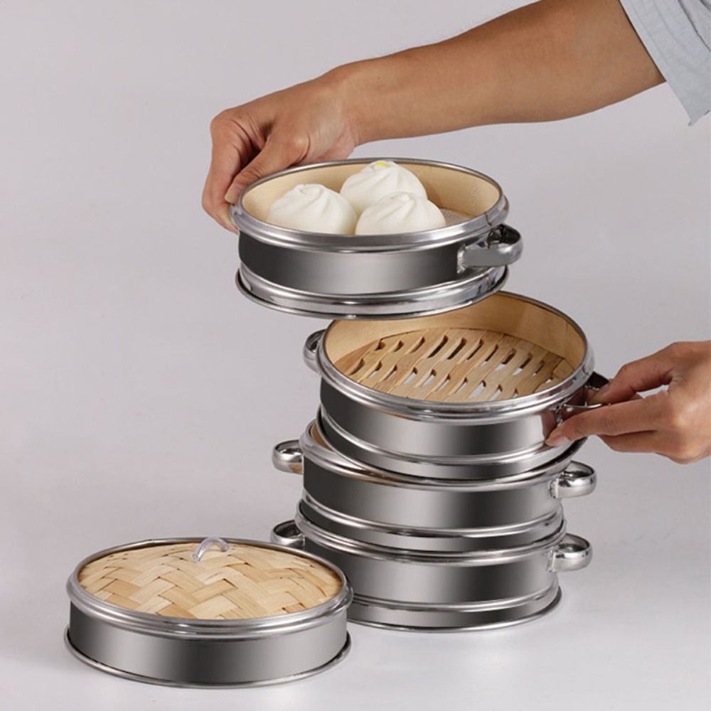 Herramienta de cocina redonda  - Bao Steamer Bamboo reseña y precio