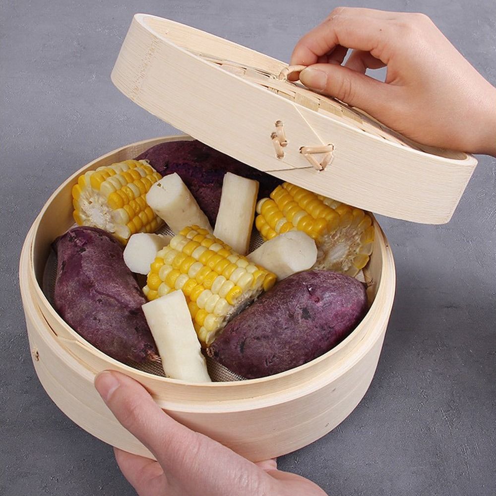 Vaporera china de bambú con ta - Bao Steamer Bamboo reseña y precio