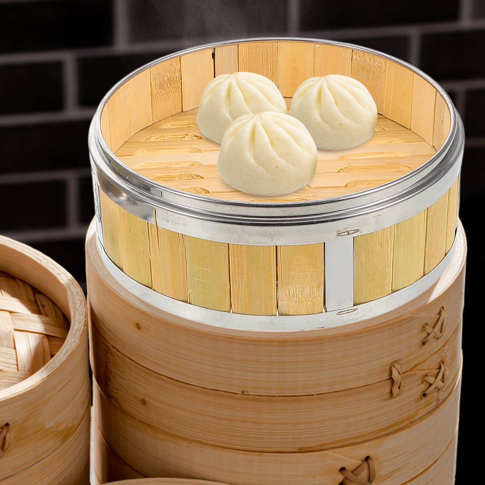 Cesta Vaporera Tradicional de  - Bao Steamer Bamboo reseña y precio