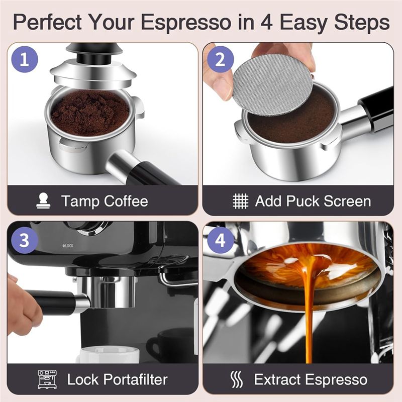 Portafiltro sin fondo ABUN de  - Breville Espresso Barista Express reseña y precio